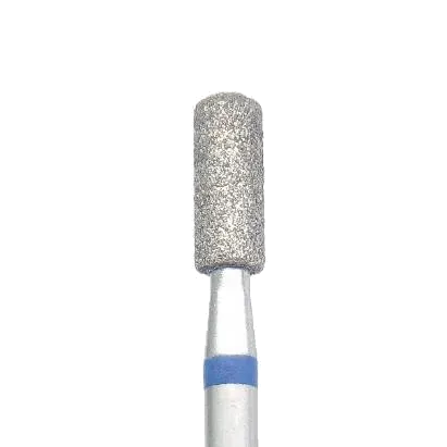 Fraise diamant forme tonneau 3,1 mm grain bleu – embout manucure et pédicure pour cuticules et callosités