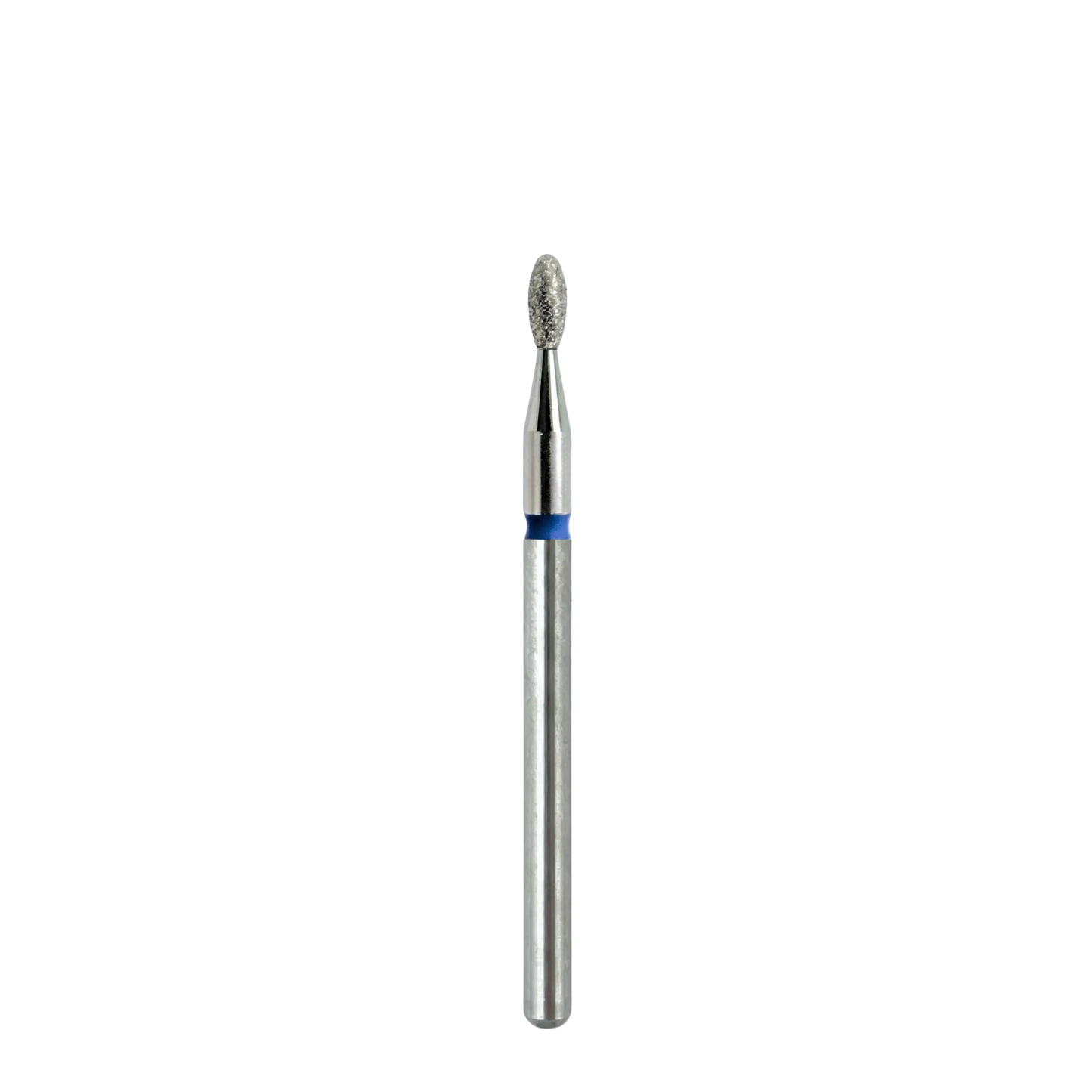 Embout diamant Olive KMIZ grain moyen avec bague bleue, compatible ponceuse professionnelle Ø2,35 mm.