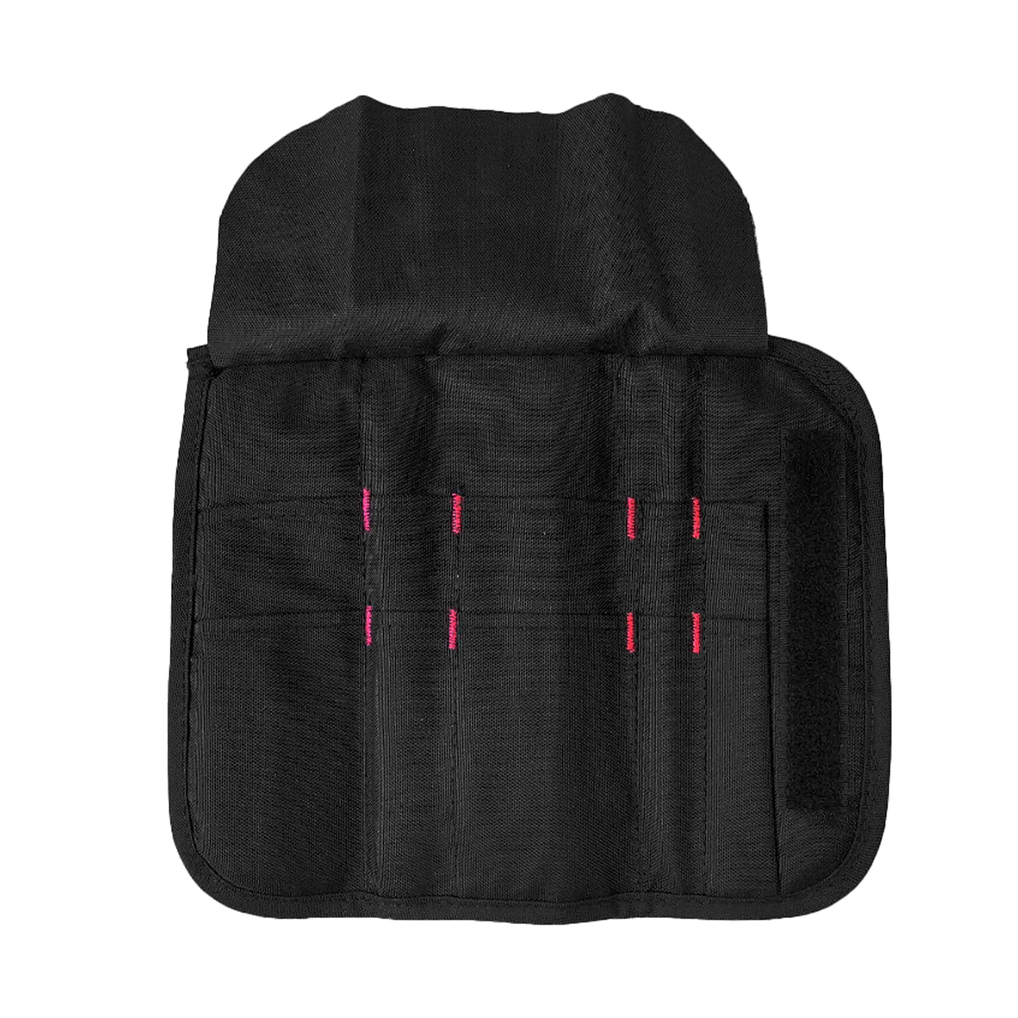 Pochette CS-14 ouverte, compartiments internes vides.