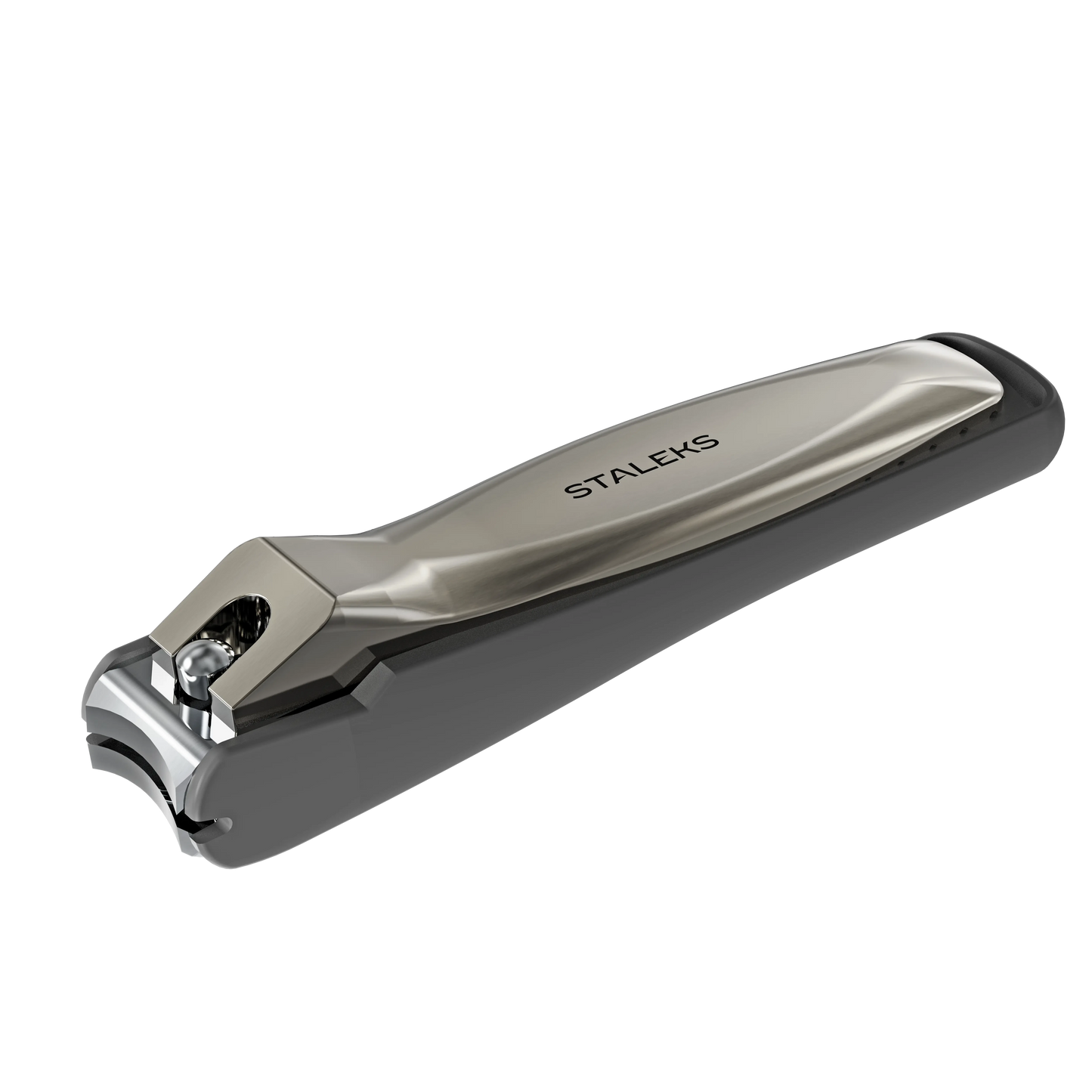 Coupe-ongles STALEKS Beauty & Care 20 en trois-quarts, lames courbées visibles.