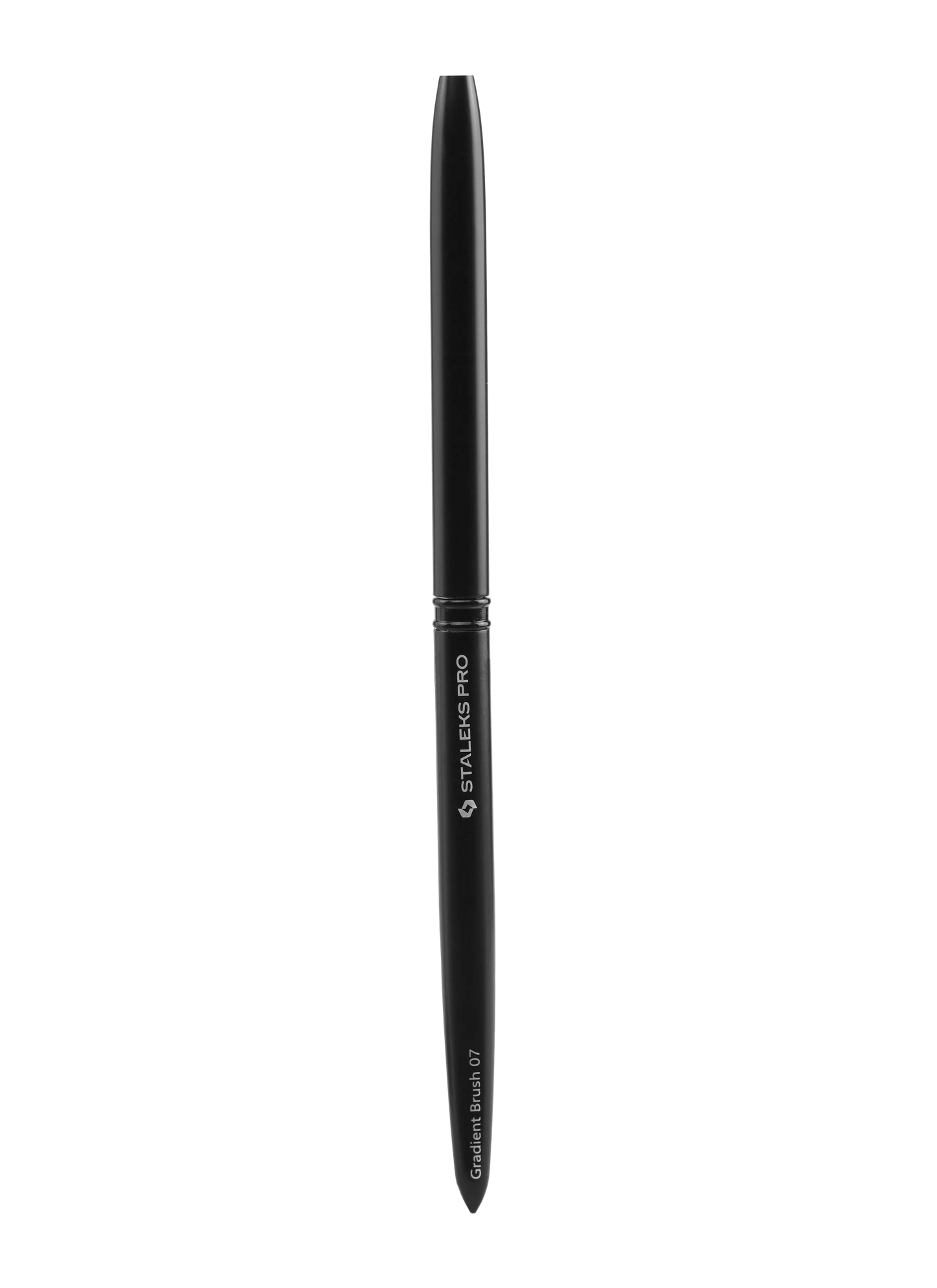 Pinceau dégradés EXPERT NBE-07 fermé, manche noir Staleks Pro.