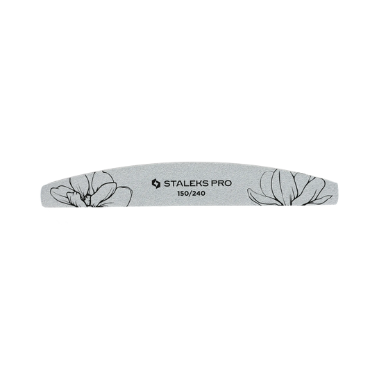 Lime minérale Staleks demi-lune 150/240 Expert 40, motif Magnolia, vue de face.