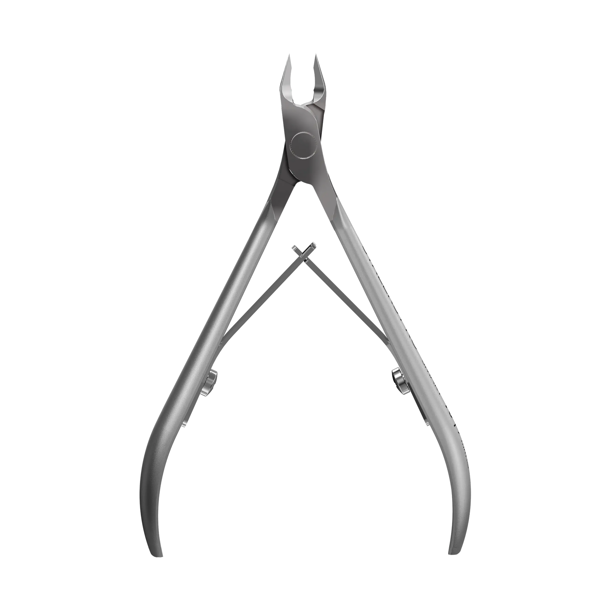 Pince à envies STALEKS Smart NS-10-3 vue de face, ouverte, avec ressort double plaque visible.