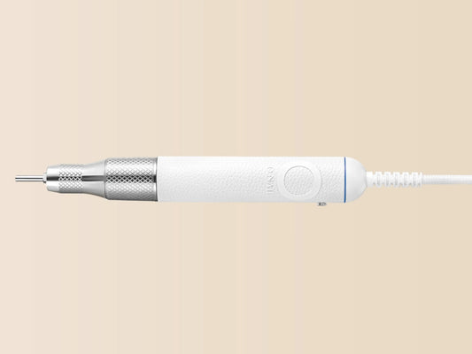 White O Nail Pro Max 50K professional handpiece with metal chuck and cable