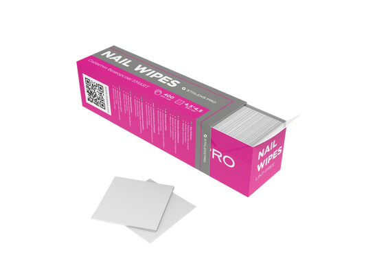 Boîte WS-400 Staleks Pro SMART, 400 cotons non pelucheux blancs 4,5×4,5 cm