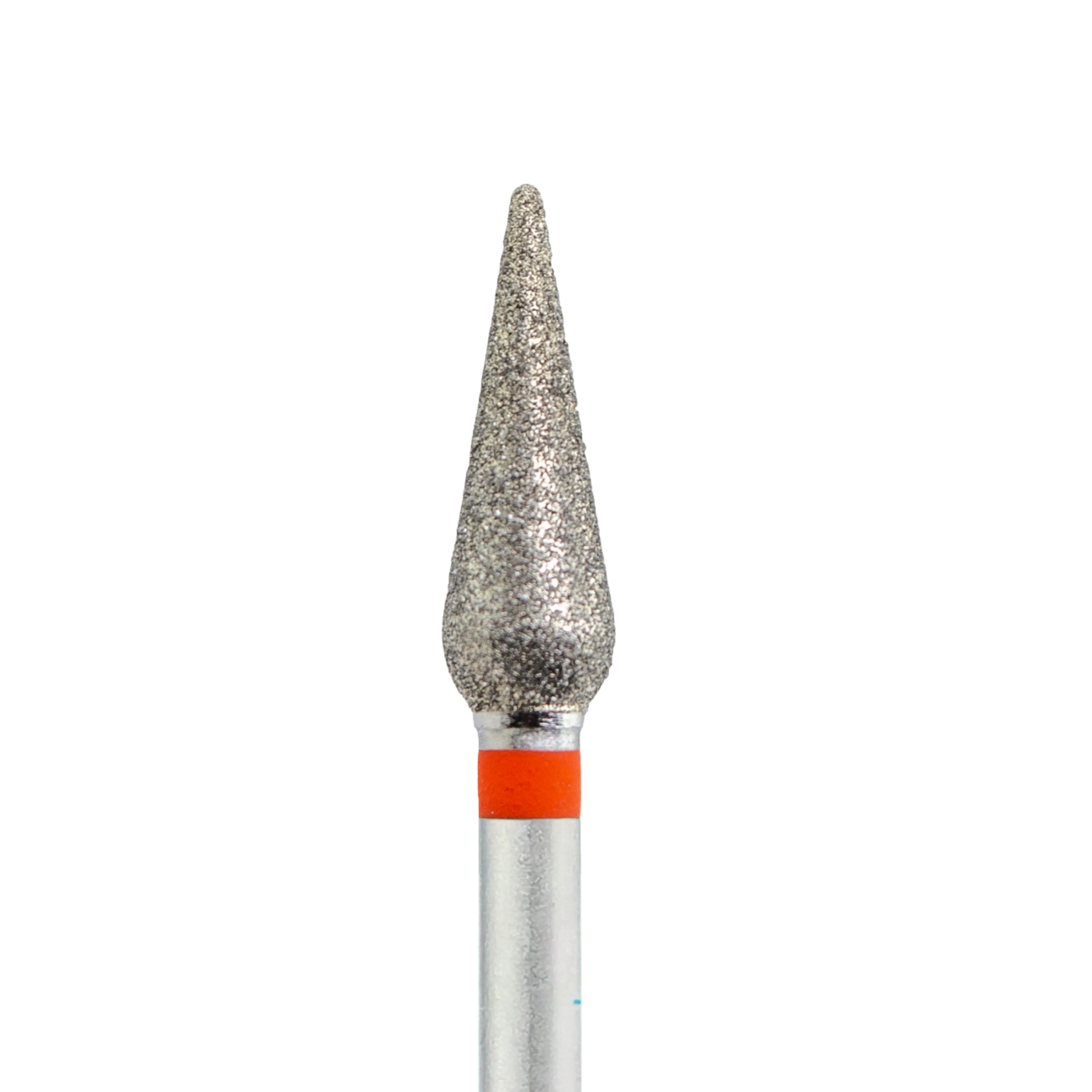 Embout de ponceuse diamant forme tulipe, grain fin (bague rouge)