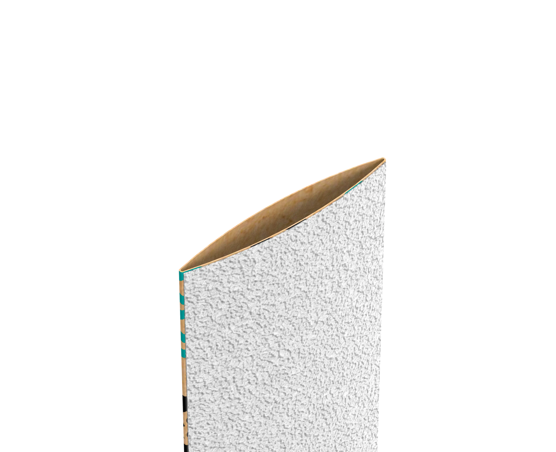 Gros plan de l’extrémité de la lime papmAm grain 100.