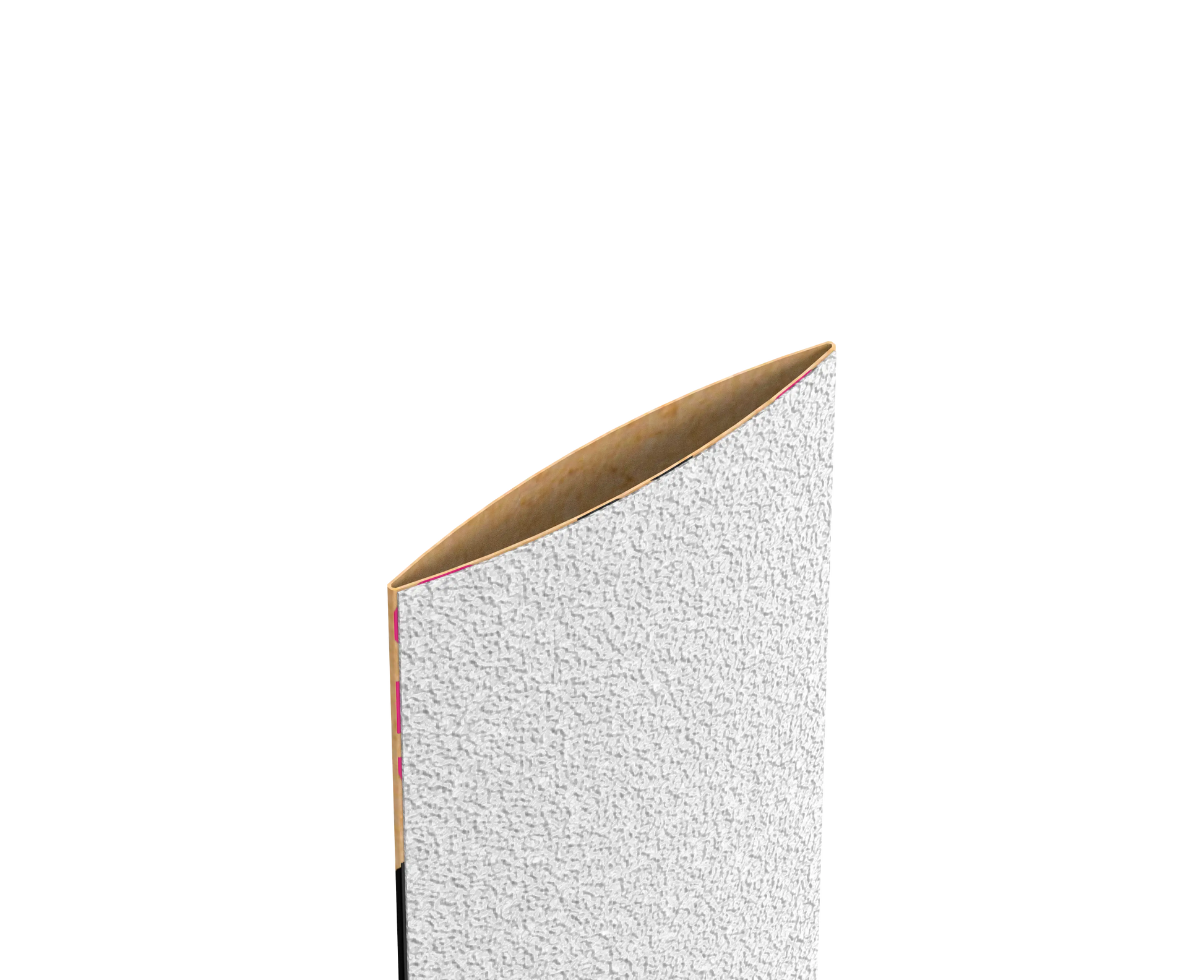 Gros plan de l’extrémité de la lime papmAm grain 150.
