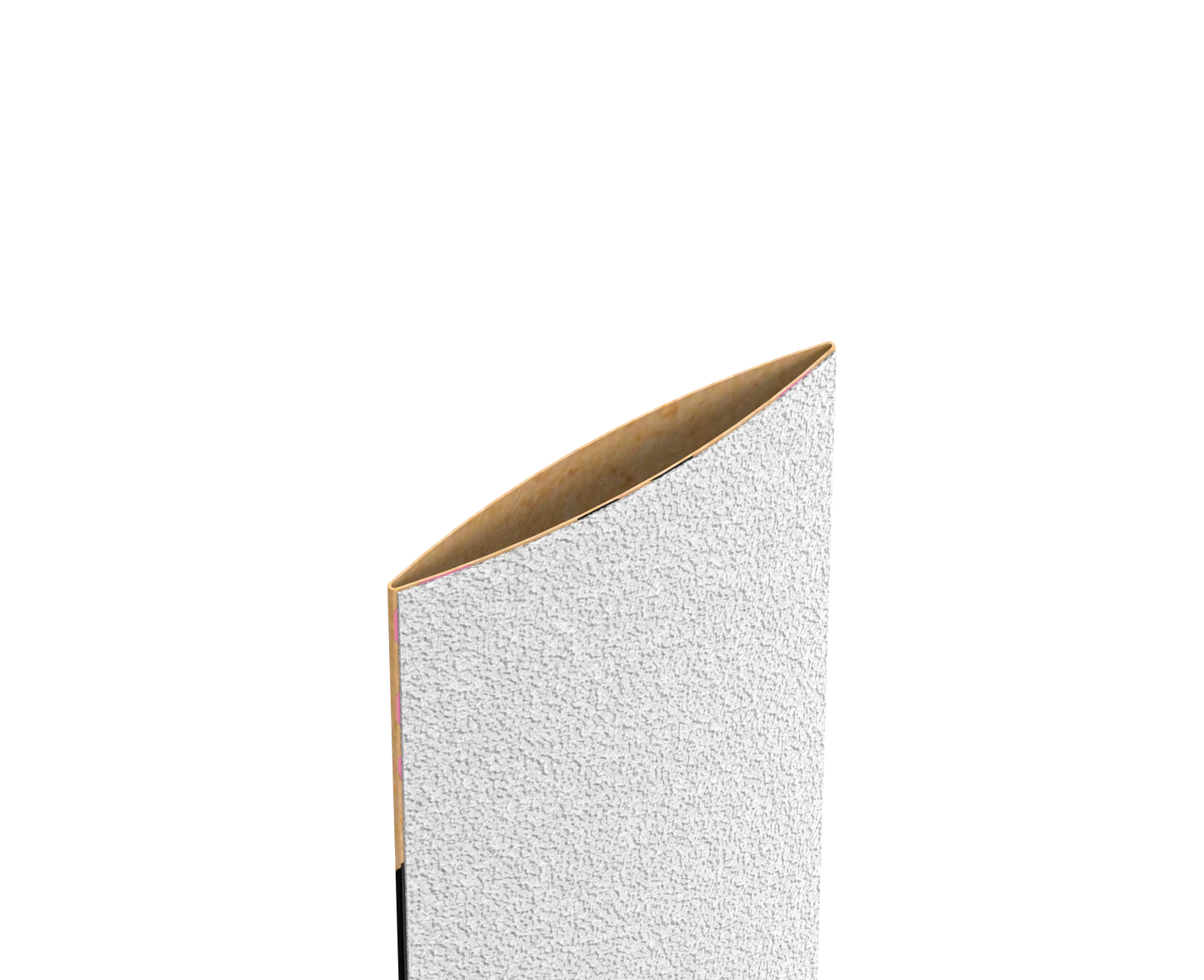 Gros plan de l’extrémité de la lime papmAm grain 180.