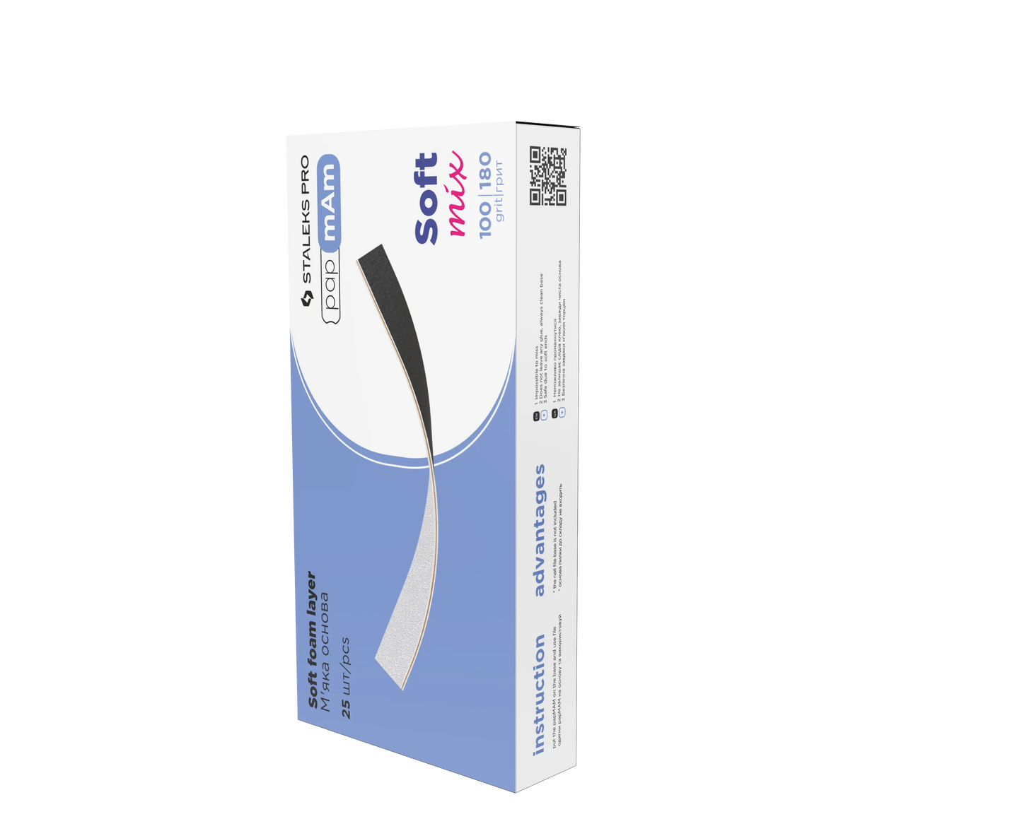 Boîte de 25 recharges papMam Mix 100/180 Staleks EXPERT Soft.