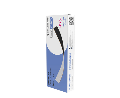Boîte Staleks Pro papmAm MIX 100/180, recharges droites pour bases EXPERT 20.