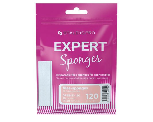 Recharges buffers adhésives Staleks EXPERT 51 grain 120 en sachet