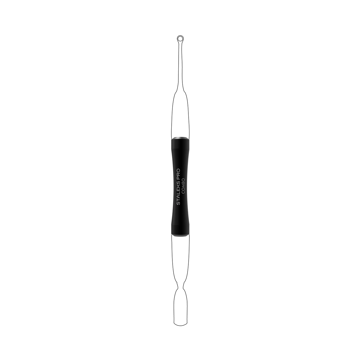 Manche universel STALEKS PRO COMBO HPQ-10B, vue d’ensemble, coloris noir.