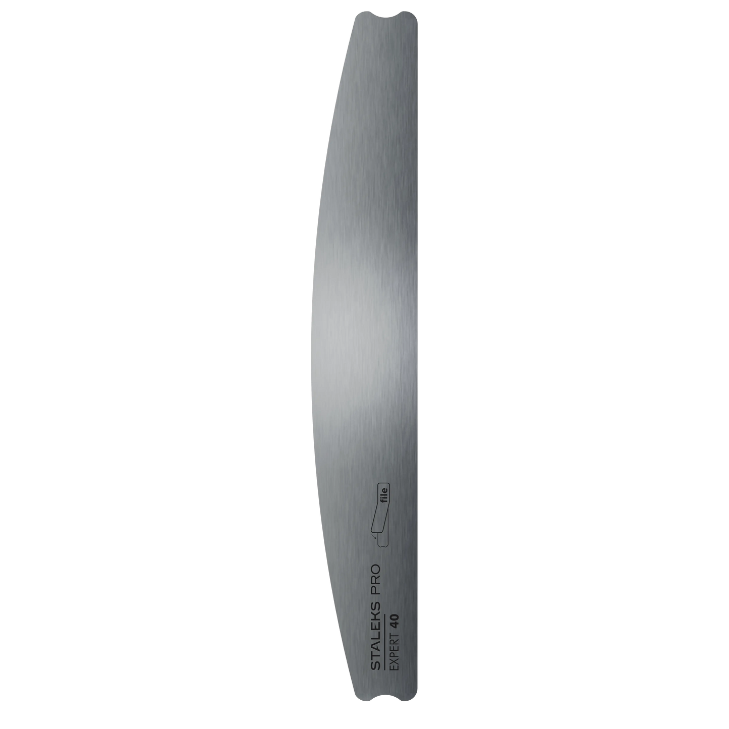 Base métallique demi-lune EXPERT 40 Staleks vue de face en acier inoxydable.