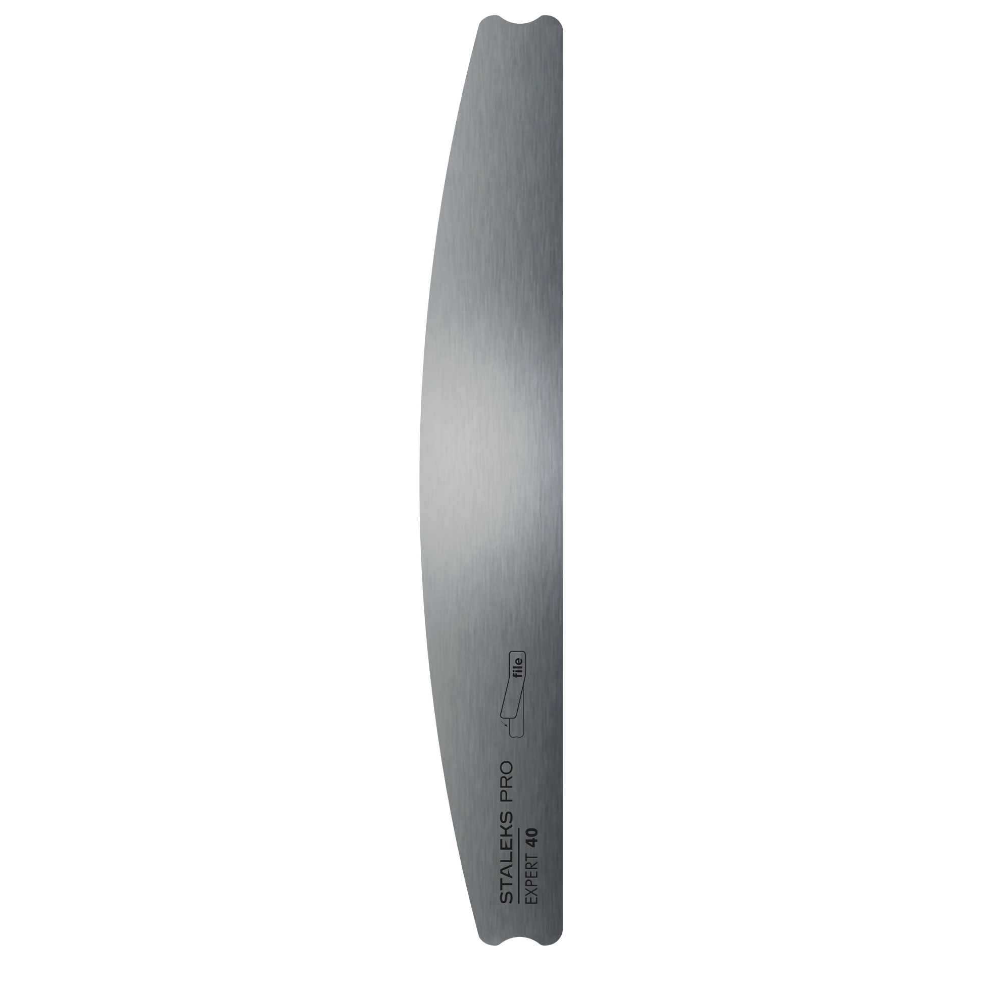 Base métallique demi-lune EXPERT 40 Staleks vue de face en acier inoxydable.