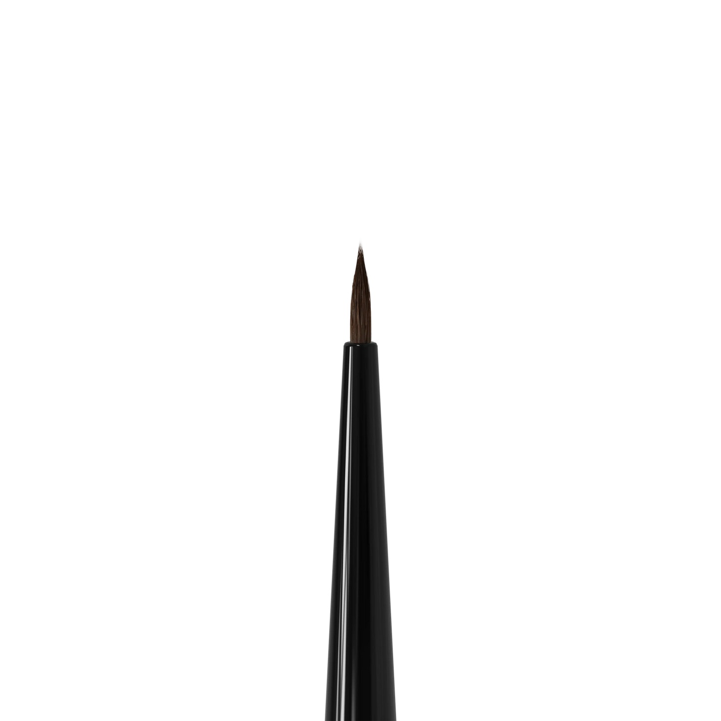 Gros plan sur les poils fins du pinceau liner STALEKS EXPERT 02 de 1 × 5 mm