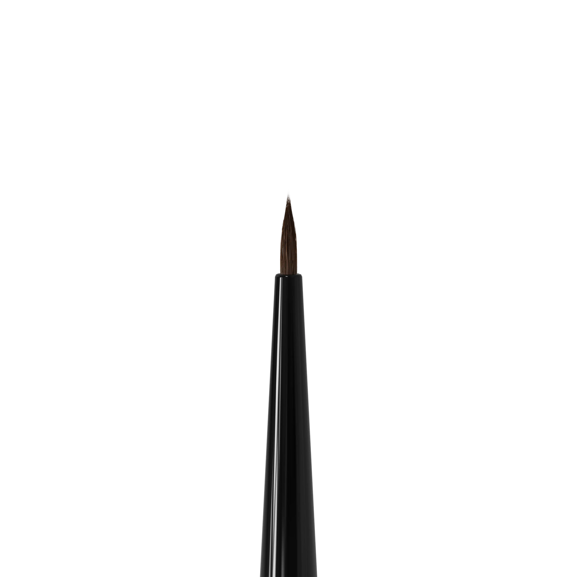 Gros plan sur les poils fins du pinceau liner STALEKS EXPERT 02 de 1 × 5 mm