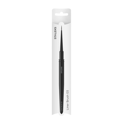 Pinceau liner STALEKS EXPERT 03 NBE-03 présenté dans son emballage d’origine