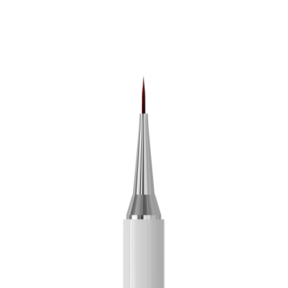 Gros plan du liner fin Staleks Pro Exclusive 08/03 pour traits précis, french manucure et nail art