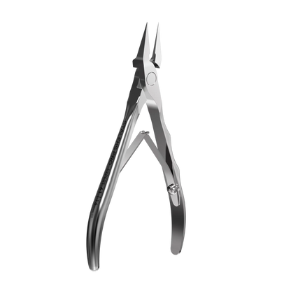 Pince coupe-ongles incarnés STALEKS Expert NE-61-16 vue en perspective, montrant les poignées ergonomiques et la tête coupante.