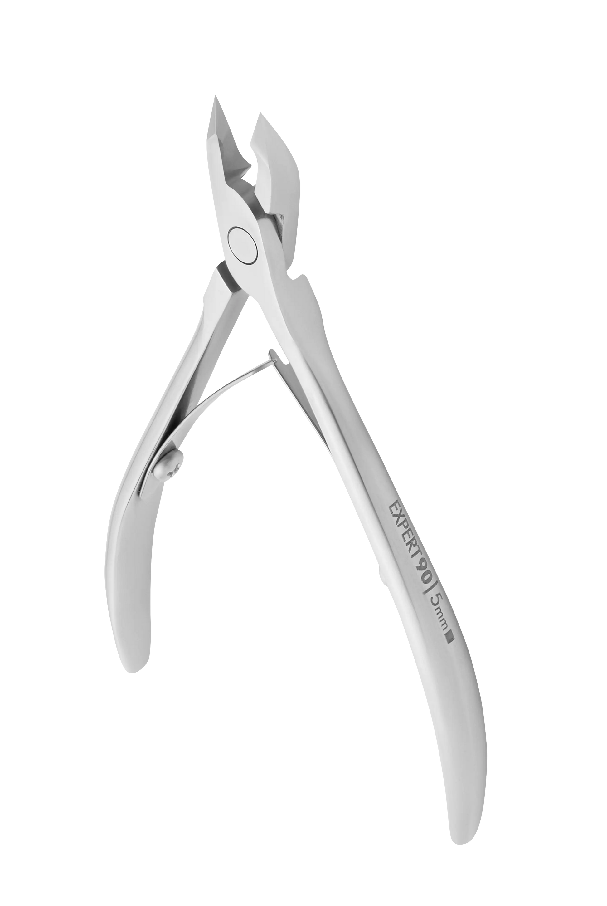 Pince à envies STALEKS Expert NE-90-5 de 5 mm vue en perspective, montrant la tête coupante et les poignées ergonomiques.