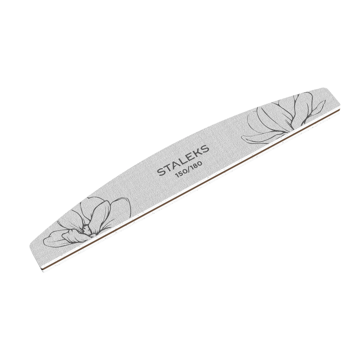 Lime minérale STALEKS EXPERT 40 150/180 présentée en diagonale, avec motifs floraux et bord droit visible.