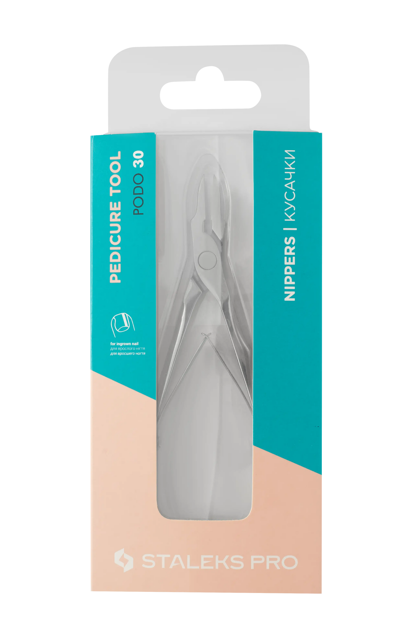 Pince pour ongle incarné Staleks PODO 30 18 mm dans son emballage d’origine