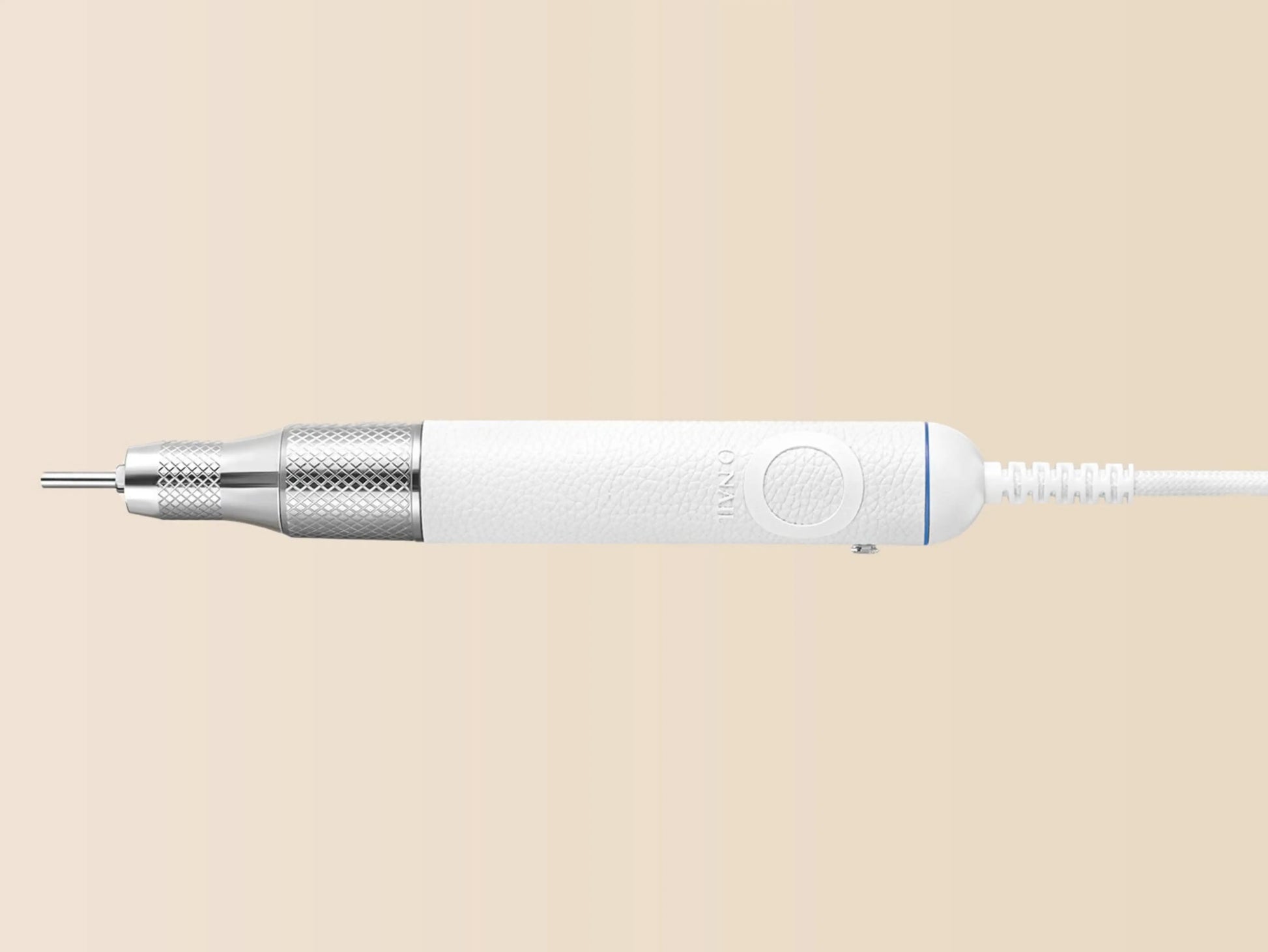 Pièce à main professionnelle blanche O Nail Pro Max 50K avec mandrin métallique et câble