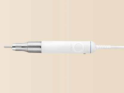 Pièce à main professionnelle blanche O Nail Pro Max 50K avec mandrin métallique et câble