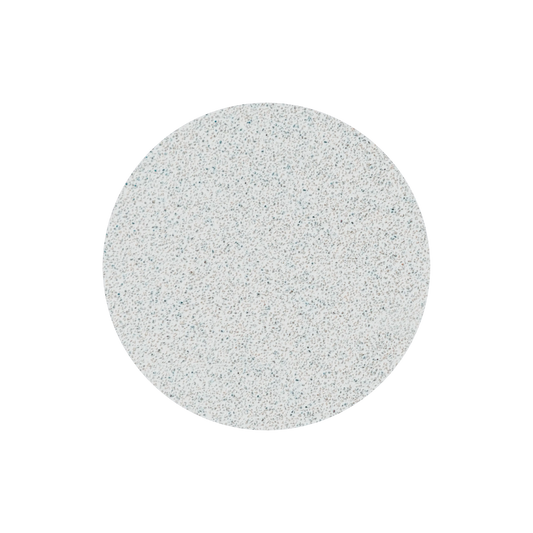 Recharge abrasive PODODISC M 20 mm grain 180, texture blanche Expert White, vue de face.