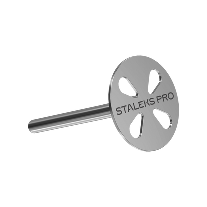 Disque PODODISC S 15 mm Staleks Pro en acier inoxydable, vue 3/4.