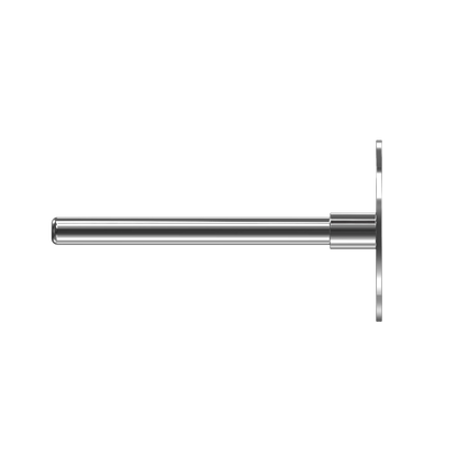 Tige et disque PODODISC Staleks Pro en inox, vue latérale.