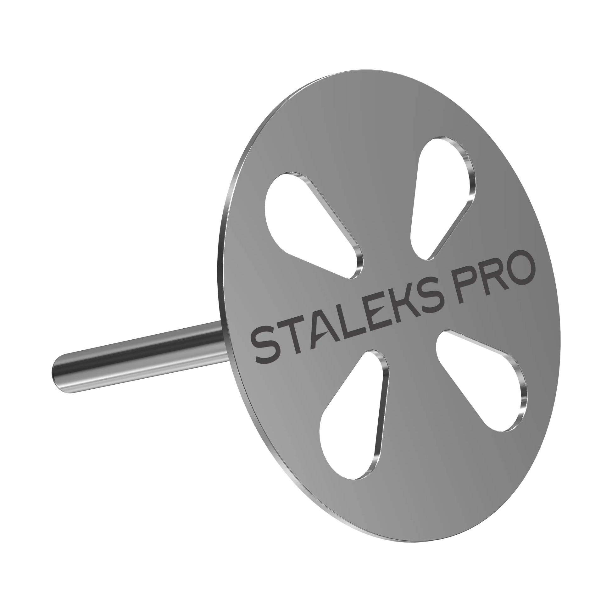 Disque PODODISC L 25 mm Staleks Pro en acier inoxydable, vue 3/4.