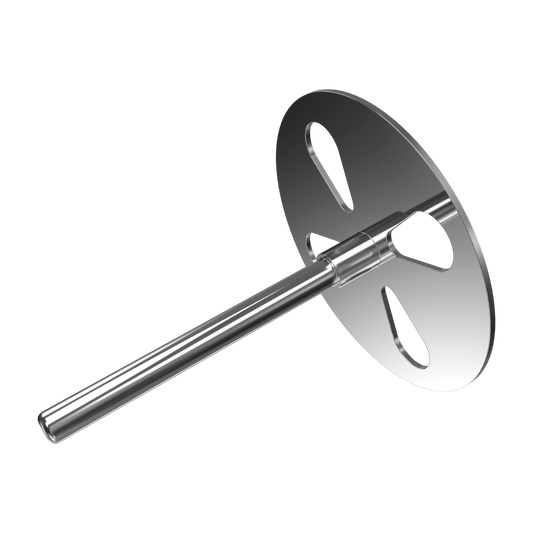 Disque PODODISC L 25 mm Staleks Pro, vue opposée montrant la tige pour ponceuse.