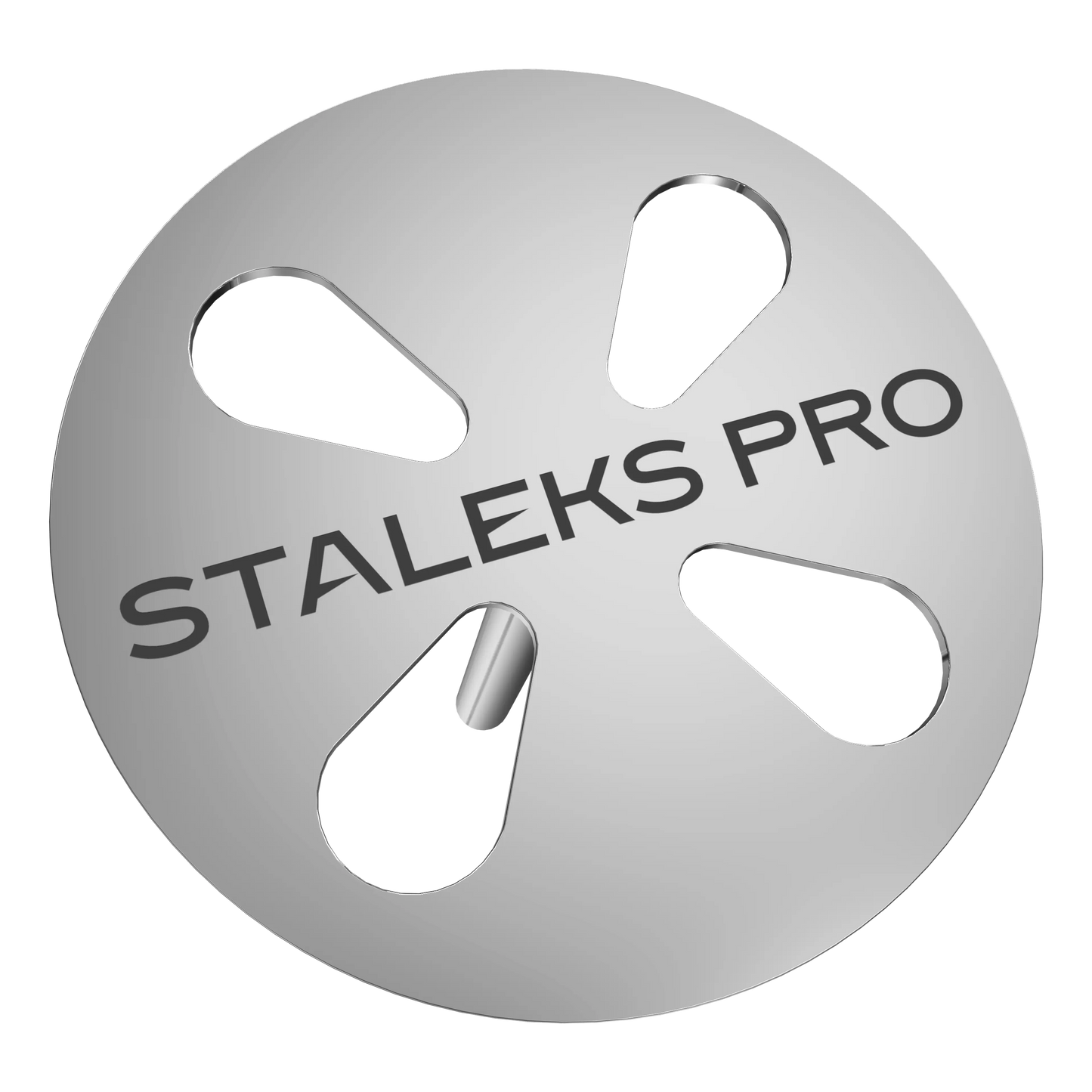 Face du disque PODODISC L 25 mm Staleks Pro avec ouvertures et marquage.