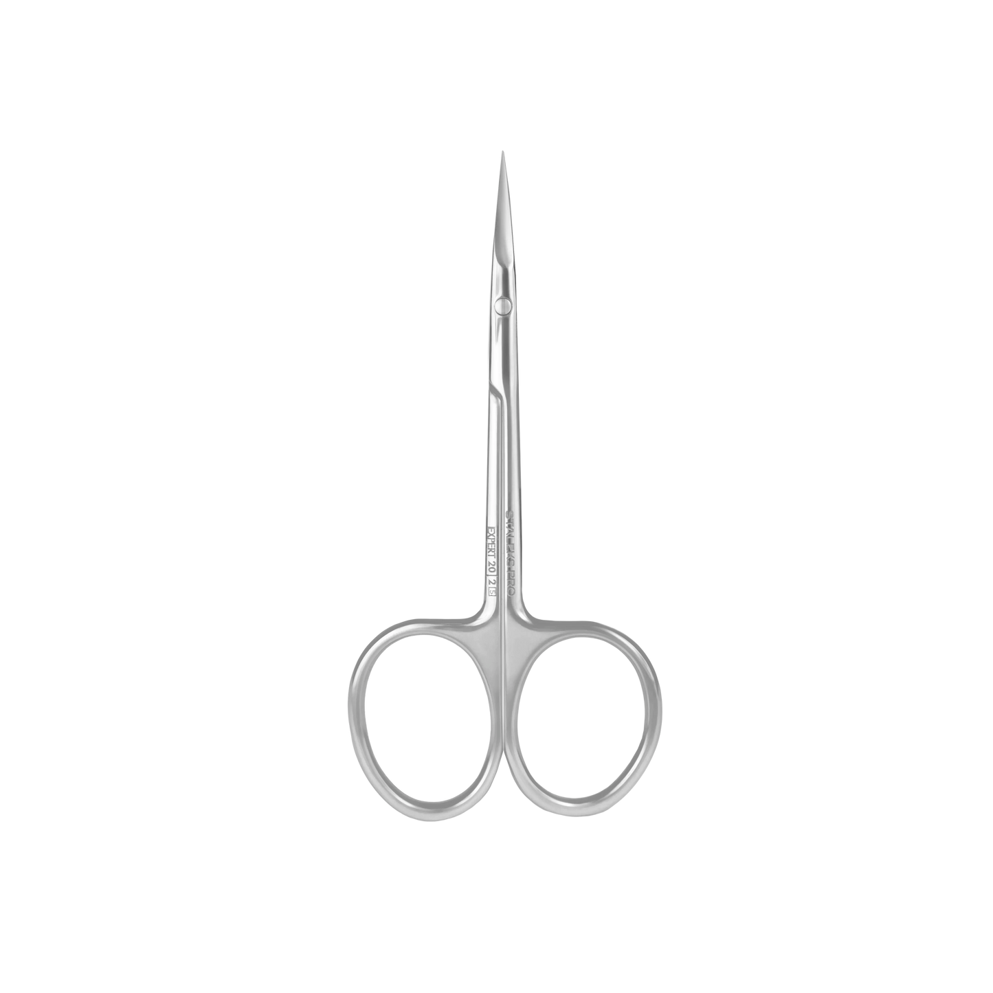 Ciseaux cuticules STALEKS Expert 20/2, vue de face, poignées courbées M.