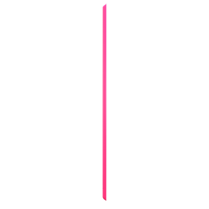 Vue de profil de la base plastique STALEKS EXPERT 40 SPBE-40 rose, montrant sa faible épaisseur.