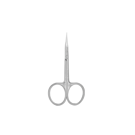 Ciseaux cuticules STALEKS PRO SX-23/2M, vue de face, pointes fines pour travail précis.