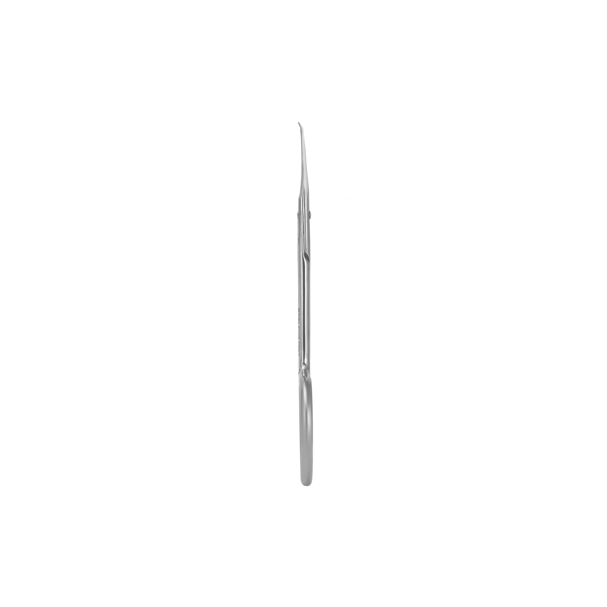 Profil latéral des ciseaux SX-23/2M, silhouette fine pour accès aux zones délicates.
