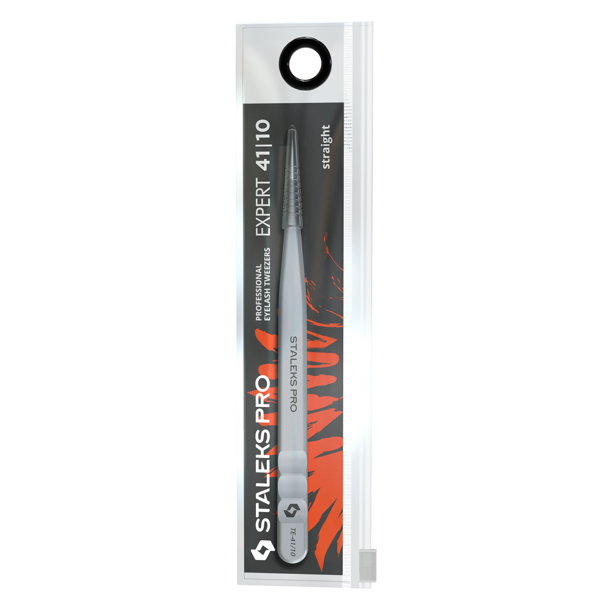 Emballage Staleks Pro EXPERT 41/10 avec la pince droite TE-41/10 visible.