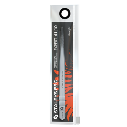 Emballage Staleks Pro EXPERT 41/10 avec la pince droite TE-41/10 visible.