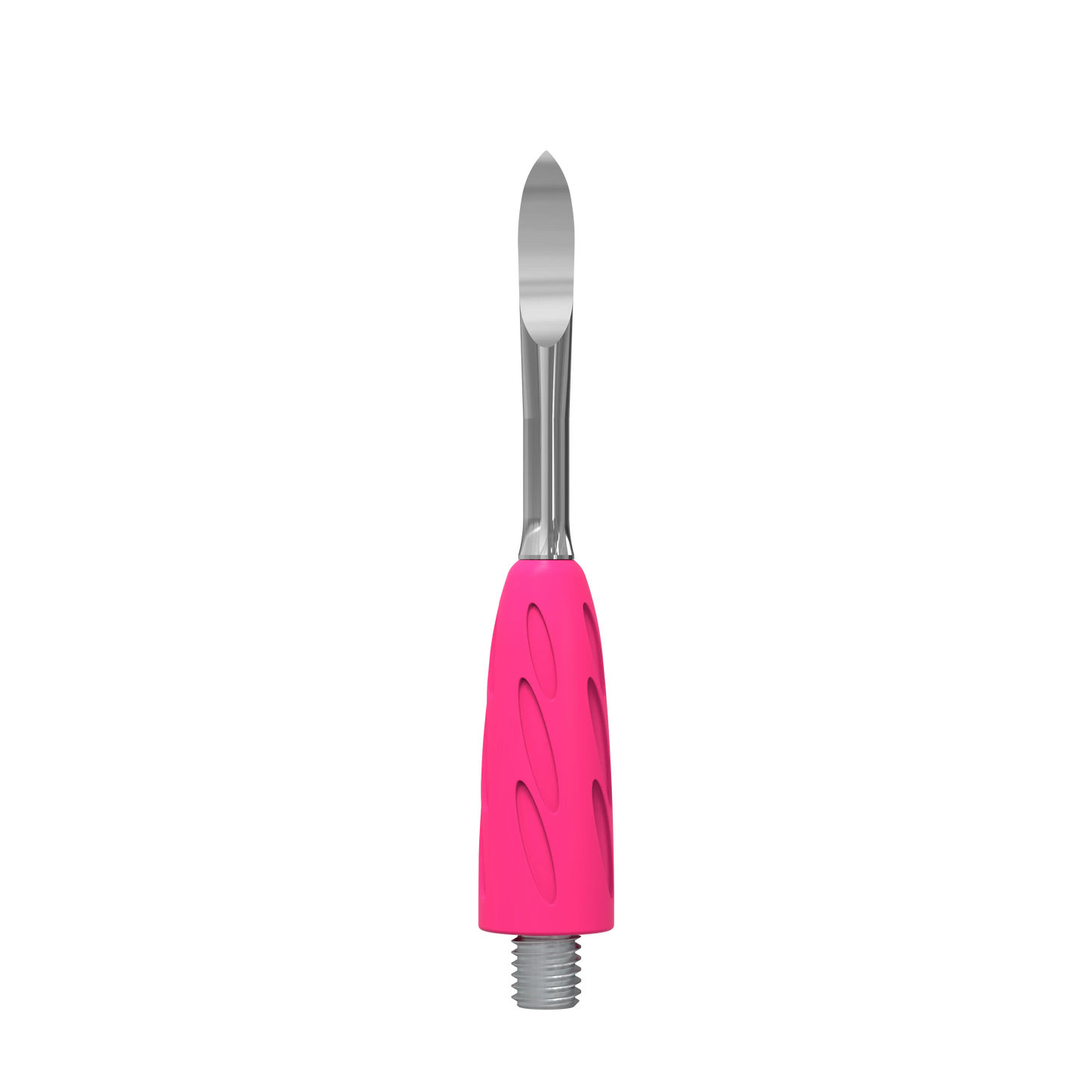 Embout « nail cleaner » UNIQ Combo WPPQ-19, vue de face rapprochée : tête en forme de cuillère étroite, filetage bas compatible HPQ-10/10n.
