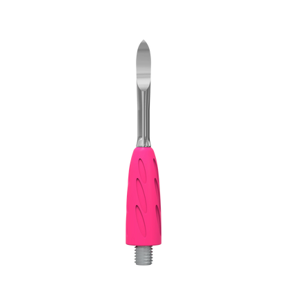 Embout « nail cleaner » UNIQ Combo WPPQ-19, vue de face rapprochée : tête en forme de cuillère étroite, filetage bas compatible HPQ-10/10n.