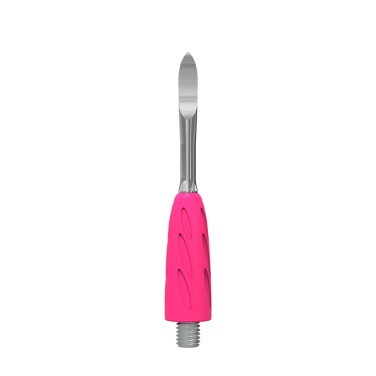 Embout « nail cleaner » UNIQ Combo WPPQ-19, vue de face rapprochée : tête en forme de cuillère étroite, filetage bas compatible HPQ-10/10n.