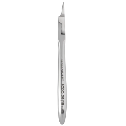 Profil de la pince pour ongle incarné Staleks PODO 30 avec marquage 18 mm